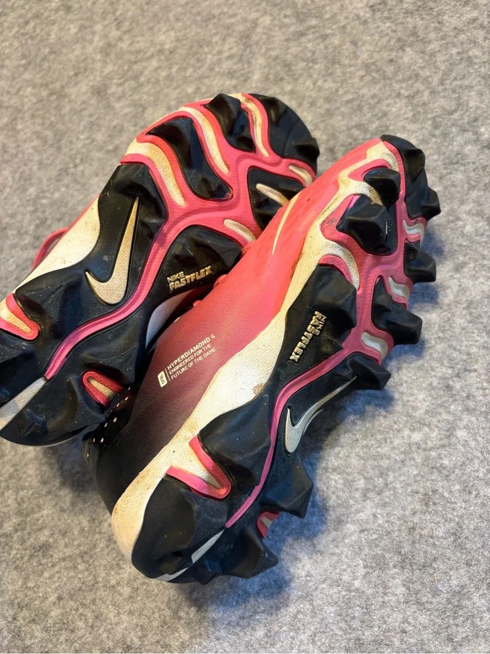 Nike Kids Pink and Black Athletic Sneakers